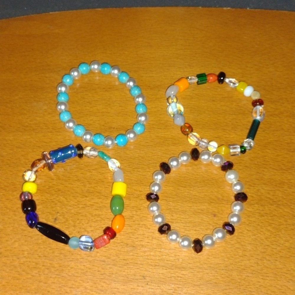 Handmade Gem Bracelet Lot